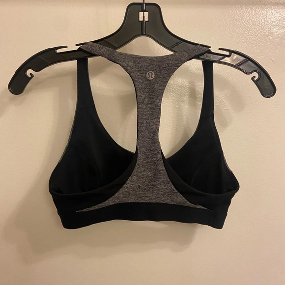 Lululemon Box It Out Brad Gray & Black Size 4 - Picture 3 of 5